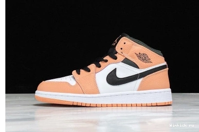 (GS) PINK JORDAN MID AIR QUARTZ 1 1101